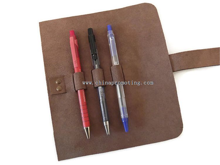 Leather Roll Up Pencil Case