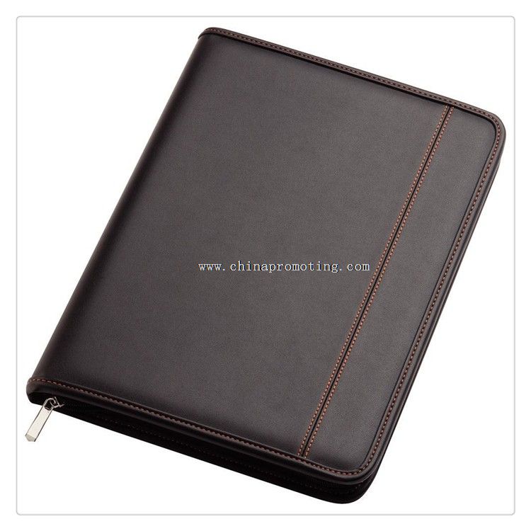 Kulit gaya portofolio File Folder dengan Kalkulator