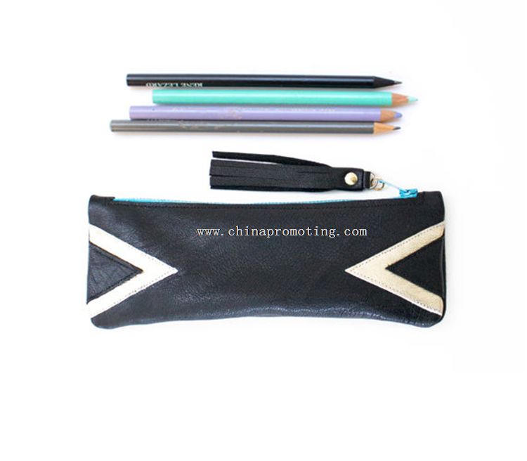 Leather Triangle Pen Pouch