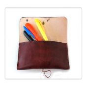Hand-Stitched Leather Glasses Case images