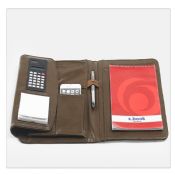 Leder Padfolio mit Taschenrechner images