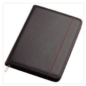 Leather Styled Portfolio File Folder with Calculator images