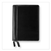 Leather Zipper Portfolio with Notepad images