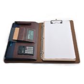 Portfolio Case Leather Binder 3 Ring with Clipboard images