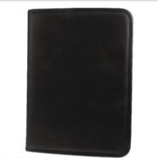 PU Leather Zipped Portfolio 4 Ring Binder with Clip images