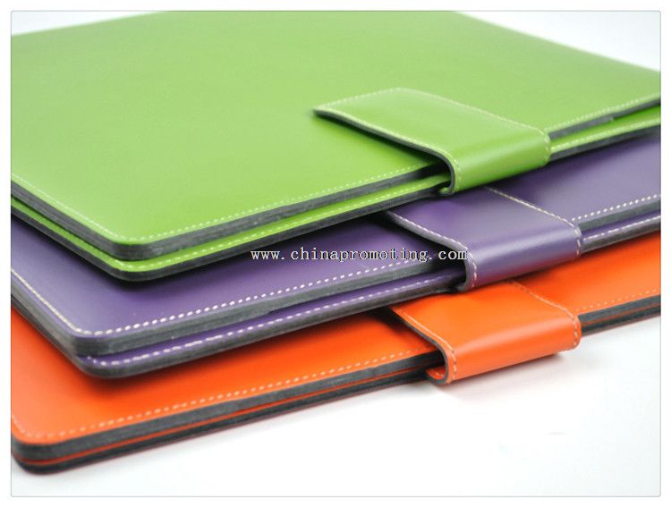 Suave PU couro Padfolio bonito