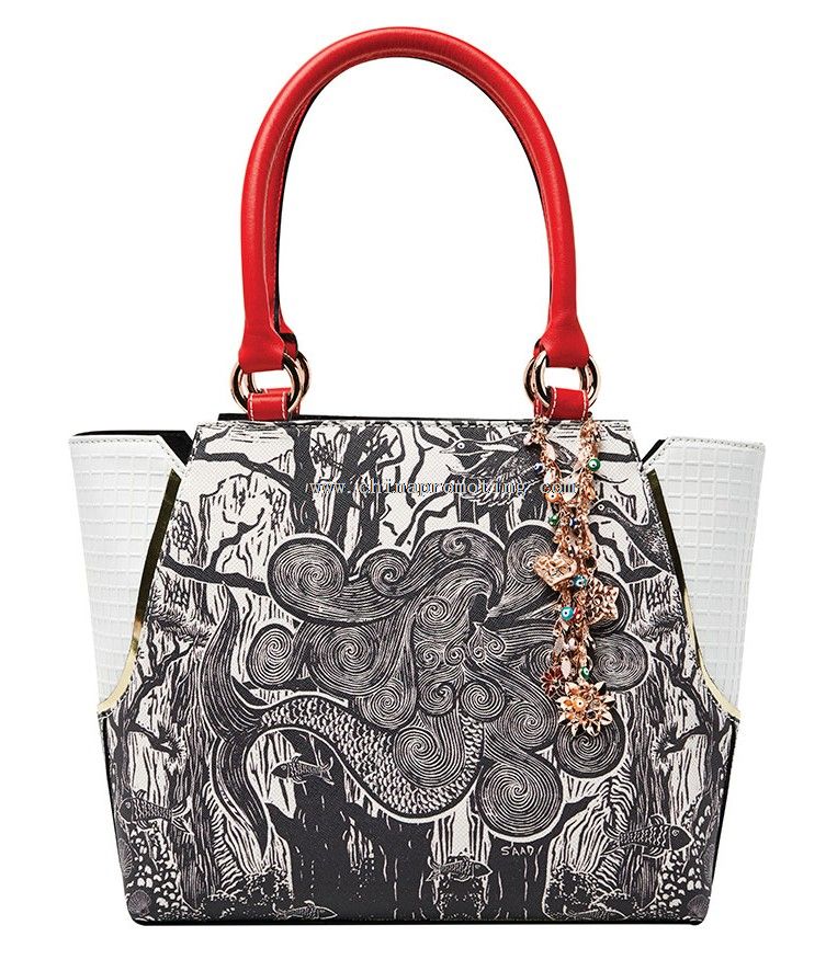 digital printed Women Hand Bag