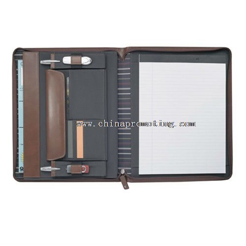 leather cover paper portfolio