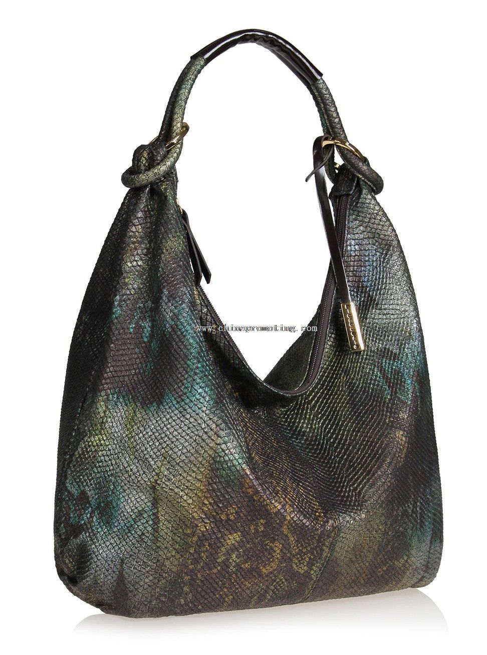 Snake skin handbag