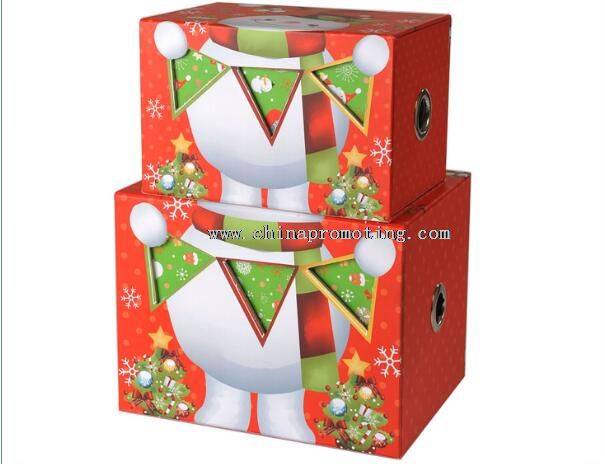 Vánoční dekorace papírové krabičky
