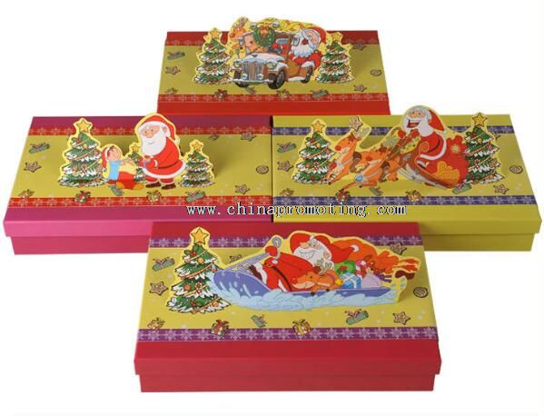 christmas pop up snow printing box