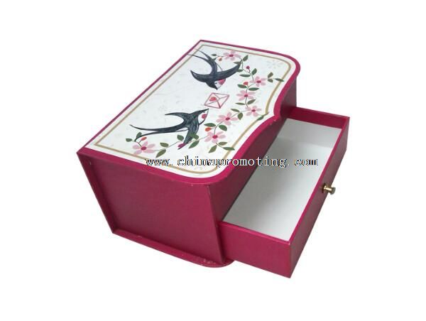 Drawer Box Printed Matt Lamination With Handle Gift Box