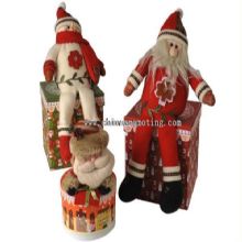 Christmas Gift Boxes With Cute Doll images
