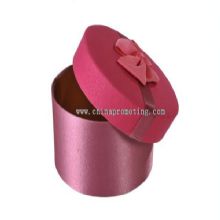 Pink Ribbon Bowknot Paper Round Gift Box images