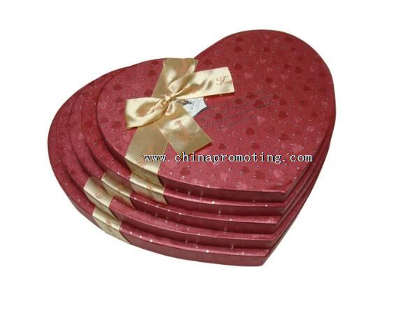 fancy red heart gift box
