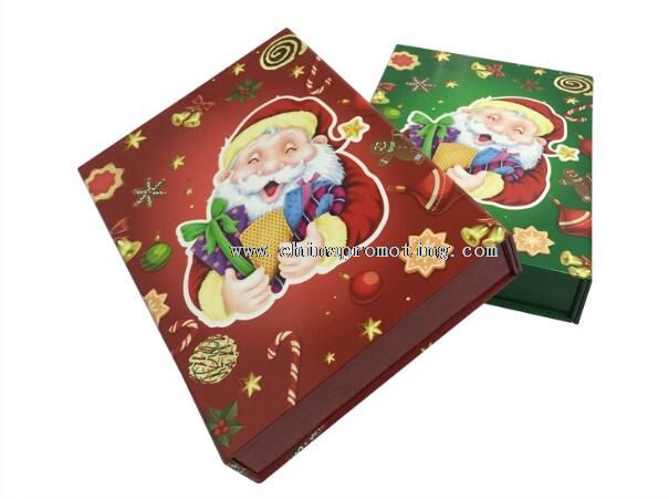 Penutupan magnetik dekorasi Natal Gift Box