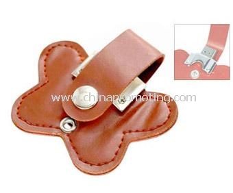 Flower shape Leather USB Disk