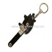 Leather USB Disk with Keychain images