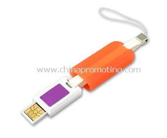 قرص USB ميني مع الحبل