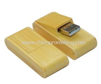 Wooden Swivel USB Flash Disk