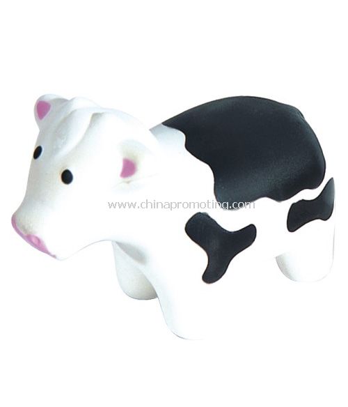 Balle anti-stress de vache forme