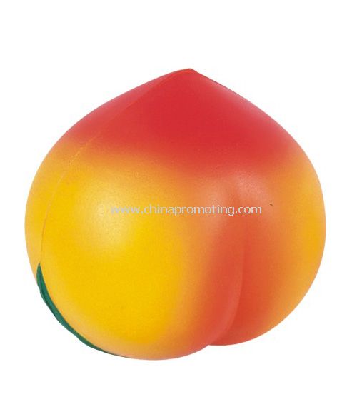 Peach shape stress ball