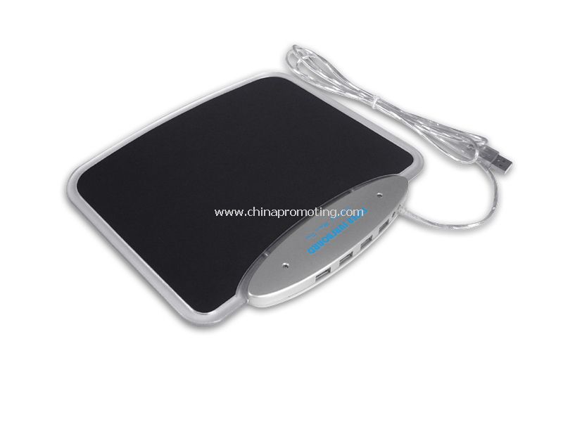 Logo printing hub mouse pad