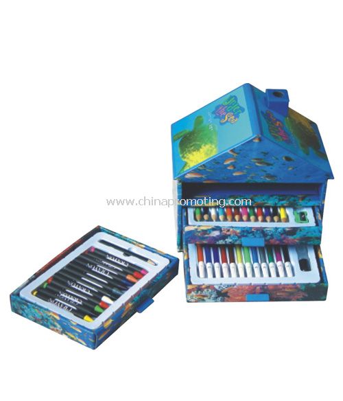 40PCS SET DE CREATIE HÂRTIE HOUSE