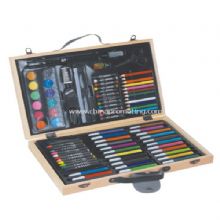 WOODEN CASE 86PCS ART SET images