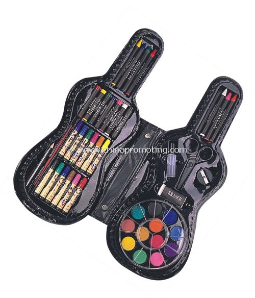 GUITAR SHAPE 46PCS ART SET