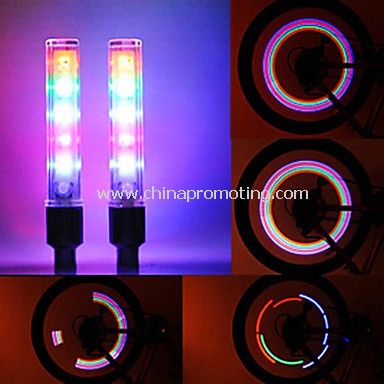 Anvelope LED multicolor lumina