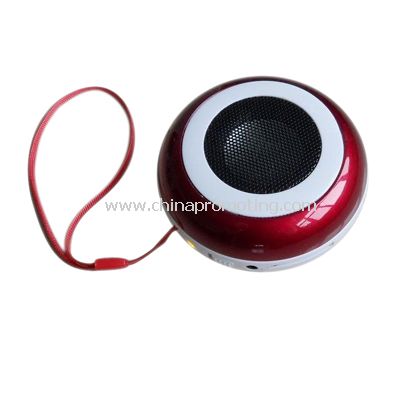 Mini altavoz con elemento de amarre