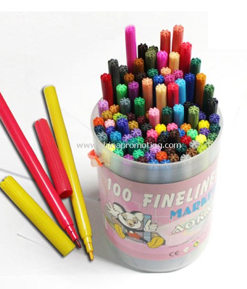 لون القلم الألياف