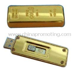 Золотой USB флэш-накопитель