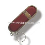 Lecteurs flash USB Keychain de cuir images