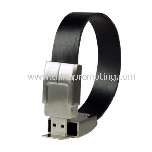 Drives flash USB de couro pulseira