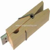 Wooden Clip USB Flash Drive images