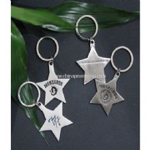 Zinc alloy star Keychain images