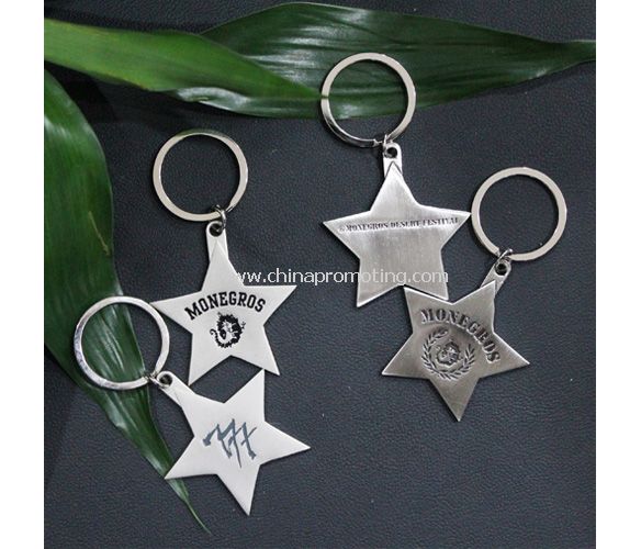 روي آلیاژ ستاره Keychain