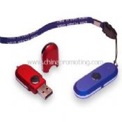 Plastic USB Flash Disk with Lanyard images
