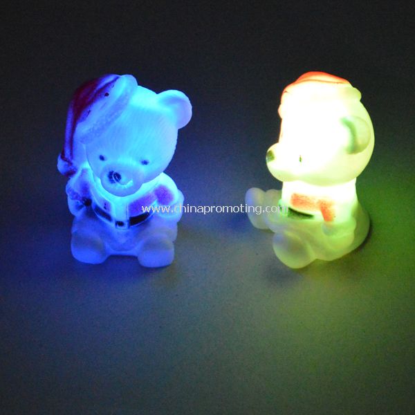 URSO DE NATAL DO DIODO EMISSOR DE LUZ PVC