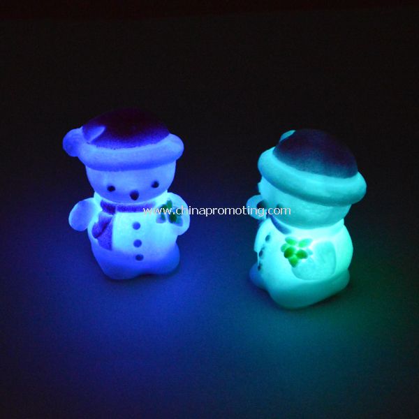 LED PVC SNOWMAN DECORTION