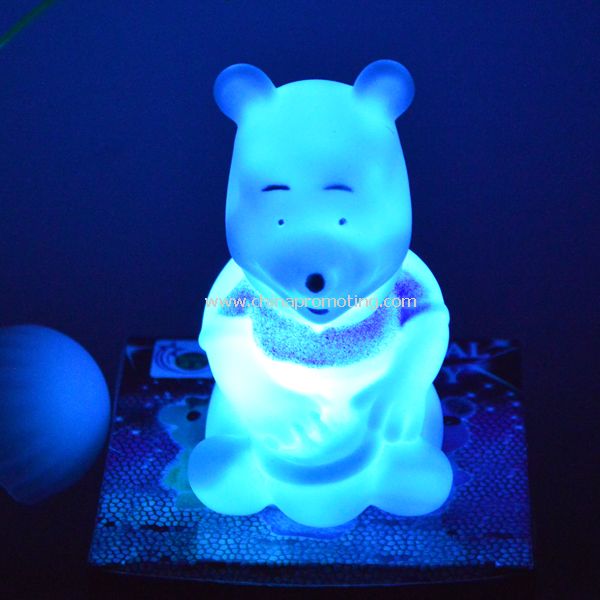 Urso de PVC LED