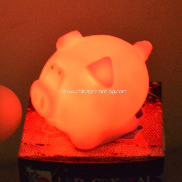 LED PVC cochon