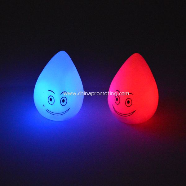 LED PVC kapky vody