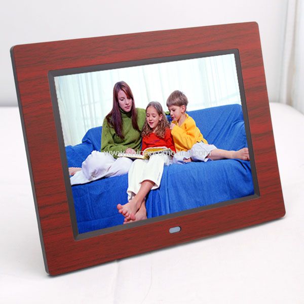 8-дюймовый деревянные цифровая фото рамка