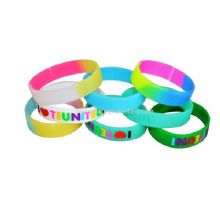 Multi-color Silicone bracelet images