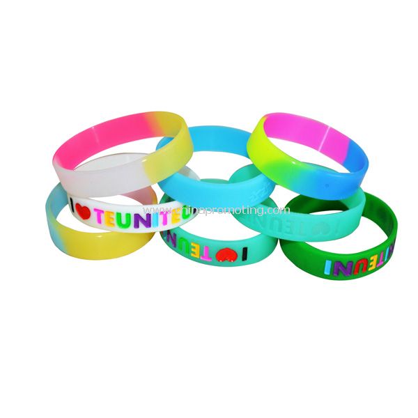 Multi-color Silicone bracelet