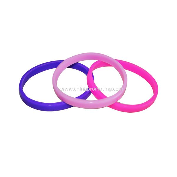 Pulseira de silicone de menina