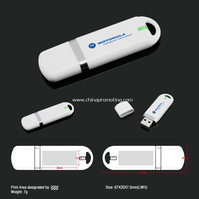Логотип печати пластиковых USB-накопитель